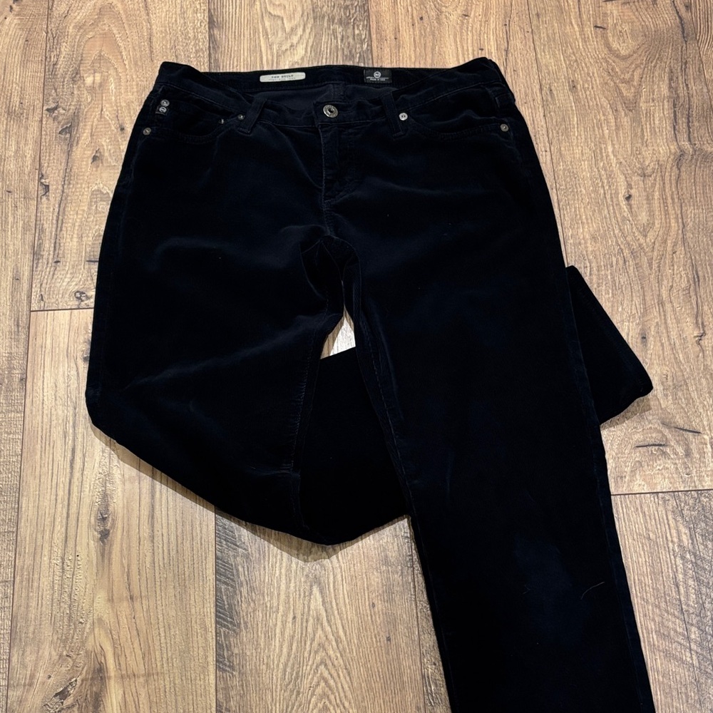 AG Adriano Goldschmied Black Corduroy Jeans